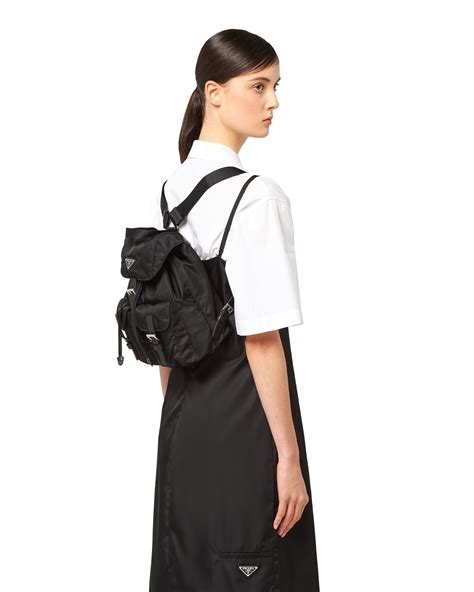 leather backpack prada|prada nylon backpack small.